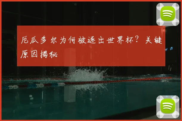 厄瓜多尔为何被逐出世界杯？关键原因揭秘