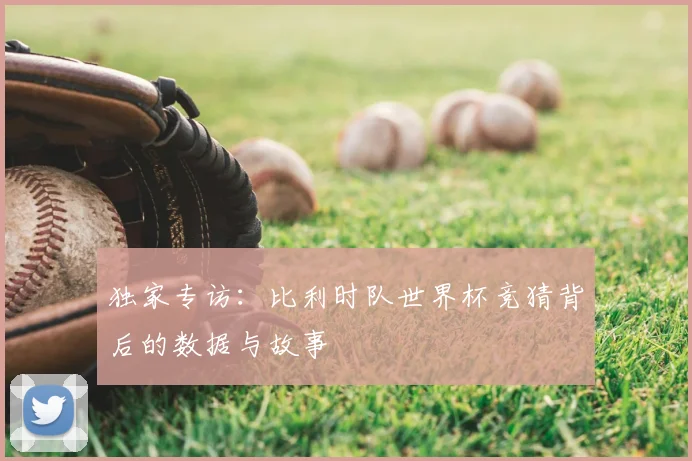 独家专访：比利时队世界杯竞猜背后的数据与故事